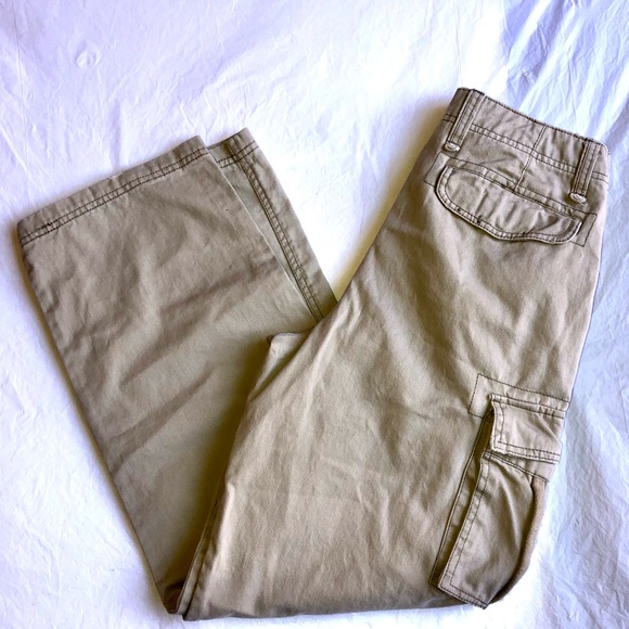 90s grunge loose cargo pants. Plugg size small - Picture 3 of 7